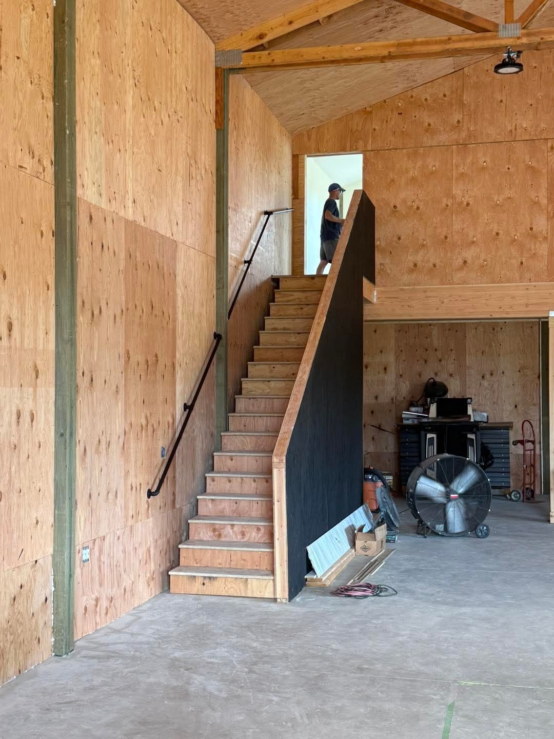 Timber Frame with Custom Staircase